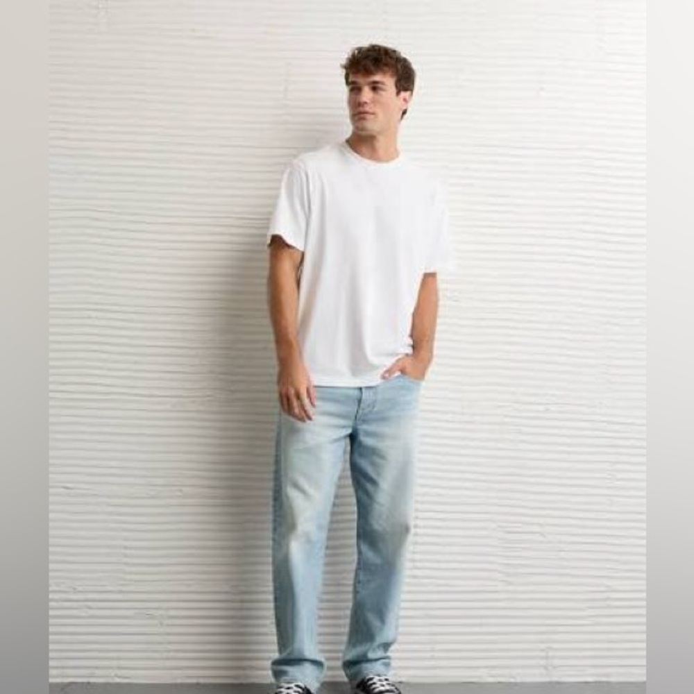 American Eagle Outfitters Light Blue Relaxed Men's Jeans